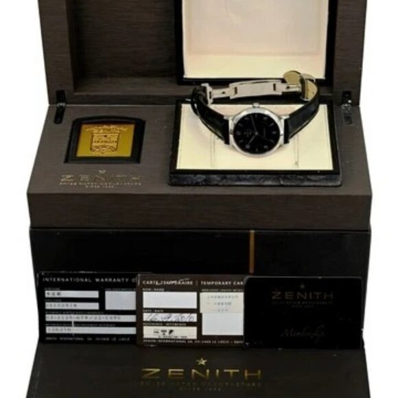 Zenith 36mm Men's Class Elite Swiss Automatic Watch w/ B+P! Ref: 03.1125.679! - Picture 2 of 14